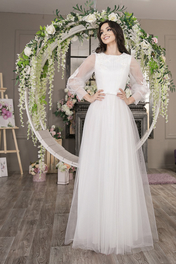 Кружевные свадебные платья - купить платье с кружевом на свадьбу по выгодным ценам